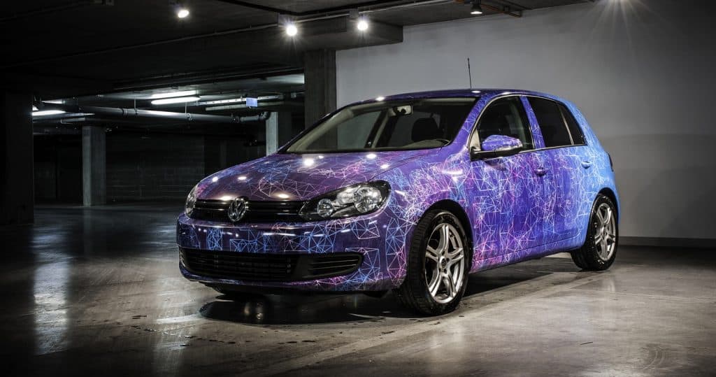 Vinyl Wrapped Volkswagen Golf