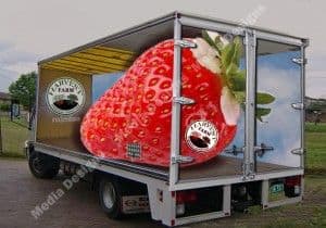 Strawberry Vehicle Wrap